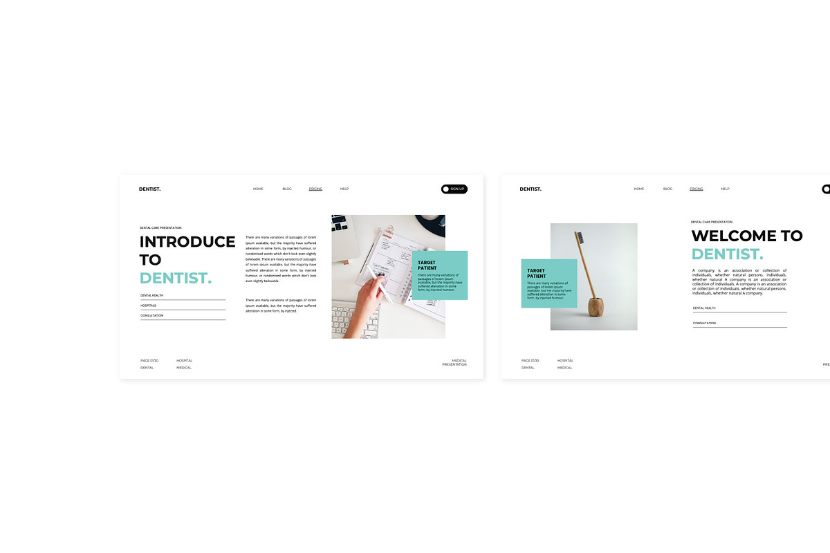 Dentist Presentation Template, a Presentation Template by Universitype (Photo 2 of 9)