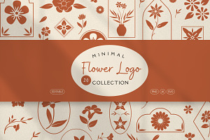 Minimal Flower Logo Collection