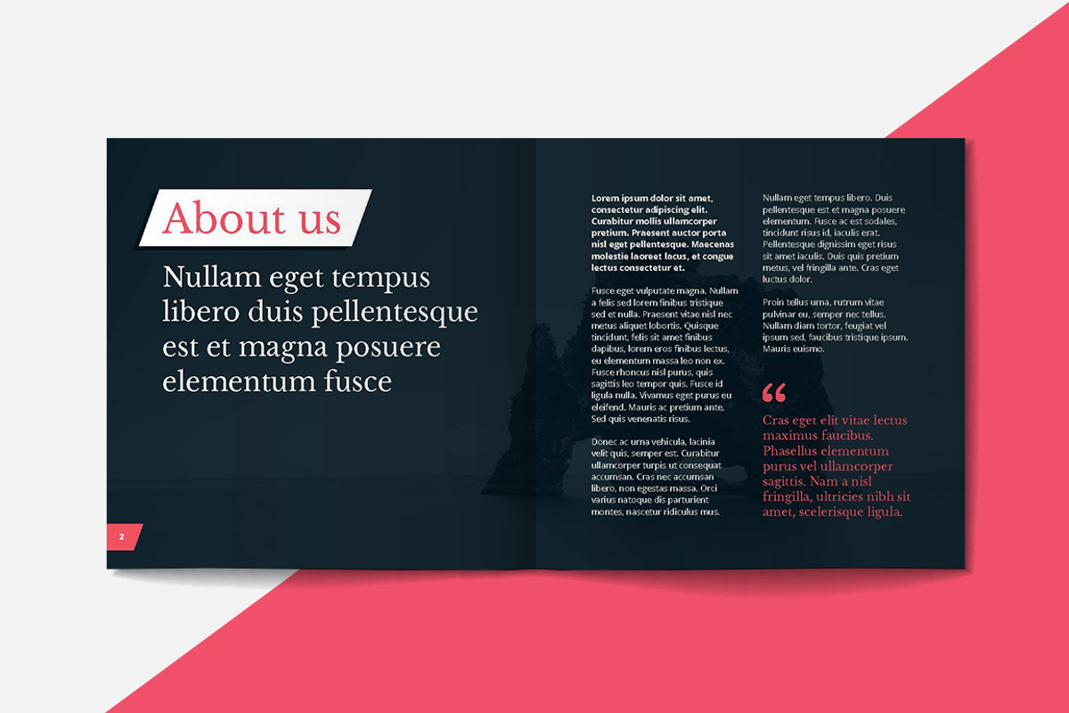 Square Portfolio Brochure Template, a Brochure Template by RWstudio (Photo 2 of 6)