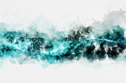 Abstract blue wave ocean watercolor stock photo containing watercolor and, an Abstract Photo by Shootdiem