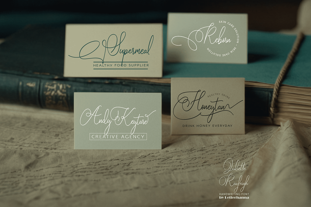 Juliette Rayleigh Font, a Handwritten Font by Letterhanna Studio (Photo 3 of 15)