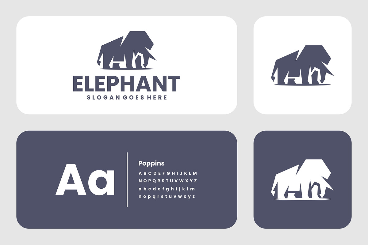 Elephant Logo Flat Silhouette, a Branding & Logo Template by Artnivora.Std (Photo 2 of 4)