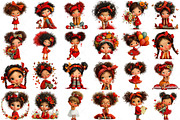 Coquette Little Girl Sublimation Png, an Illustration by Craft Nest (Thumbnail 4 of 6)