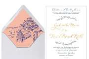 Italian Coast Wallpaper Pattern, an Illustration by dear uncle (Thumbnail 3 of 3)
