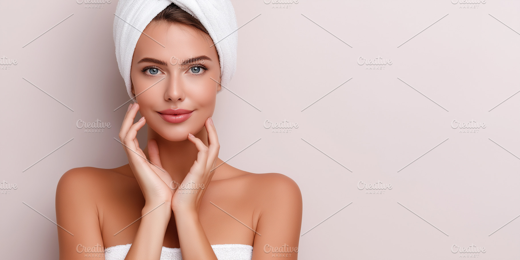 Woman with a towel wrapped around, a Beauty & Fashion Photo by MistyDay