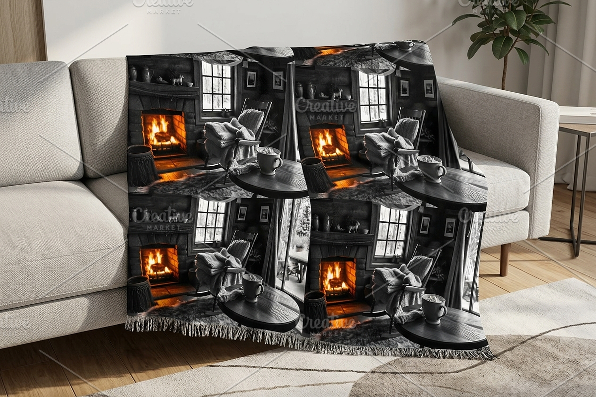 Winter Cabin Serenity | Stock Photo, a Holiday Photo by Aura Canyon HQ (Photo 11 of 15)
