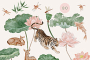 Japanese Watercolor Collection, a Pattern Graphic by mila_leev (Thumbnail 3 of 17)