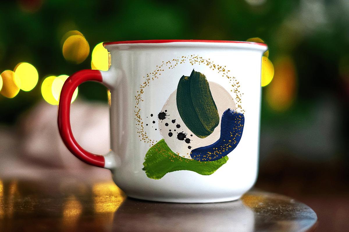Abstract Shapes Christmas Collection, a Texture Graphic by CatJello Graphics (Photo 6 of 28)
