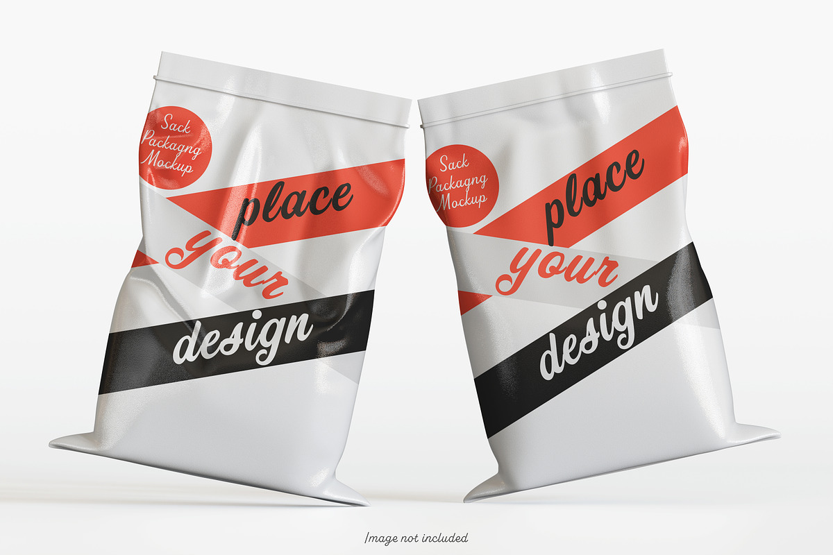 Sack Packaging Mockup Bundles, a Packaging Mockup by Ambo Ampeng (Photo 12 of 21)