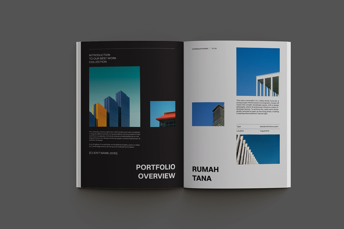 Architecture Portfolio, a Brochure Template by Neermana (Photo 5 of 10)