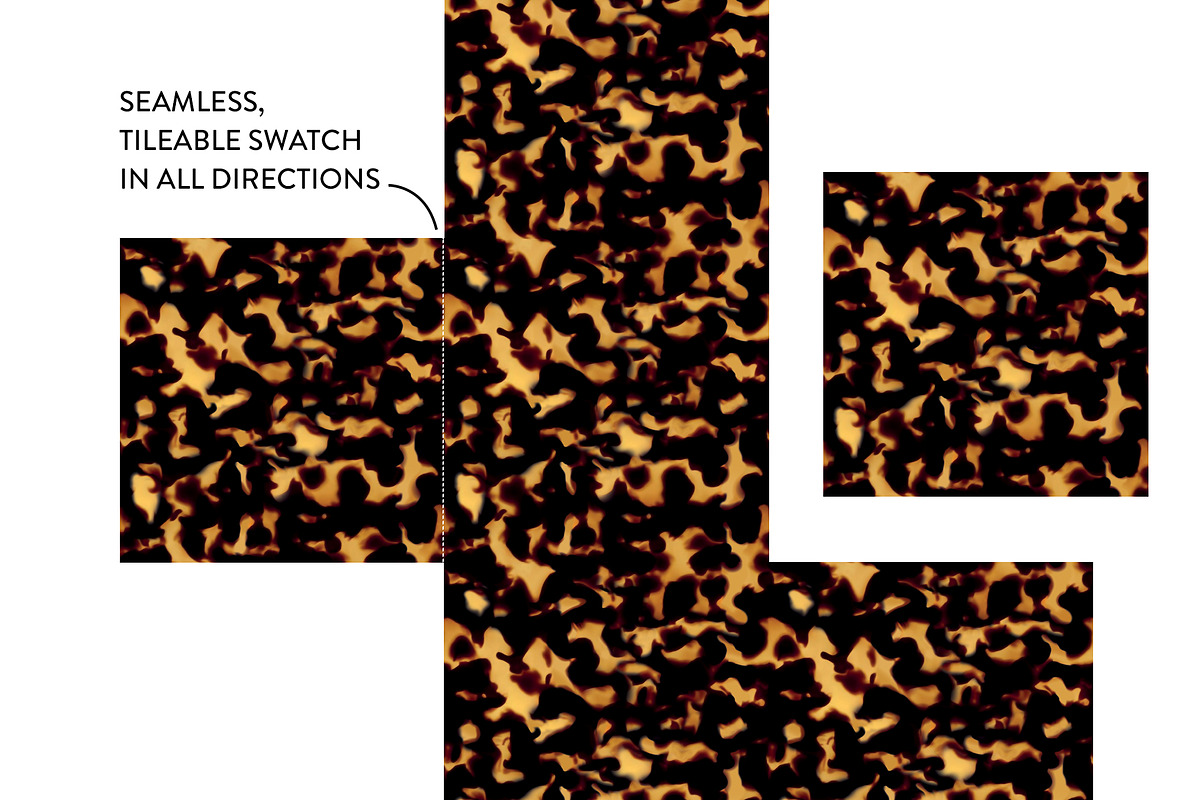Tortoiseshell Patterns Bundle x 3, a Pattern Graphic by Leysa Flores (Photo 4 of 20)