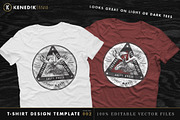 T-Shirt Design Template 002, an Object Graphic by KENEDIK DESIGN STUDIO (Thumbnail 3 of 4)