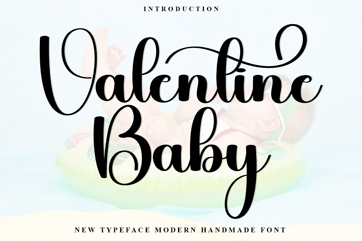 Baby Valentine, a Handwritten Font by FreshTypeINK (Photo 1 of 8)