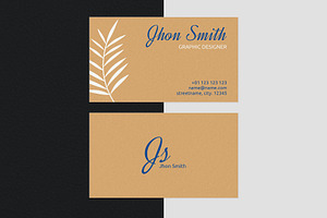 Tropical business card V2
