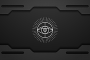 Sacred Geometric Eye Logo, a Branding & Logo Template by Luxury Logos (Thumbnail 2 of 4)