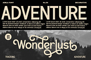 Wonderlust - Serif With Alternate, a Serif Font by Luna Shop (Thumbnail 7 of 7)
