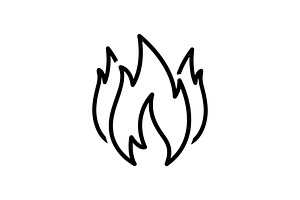 Fire Conflagration Icon