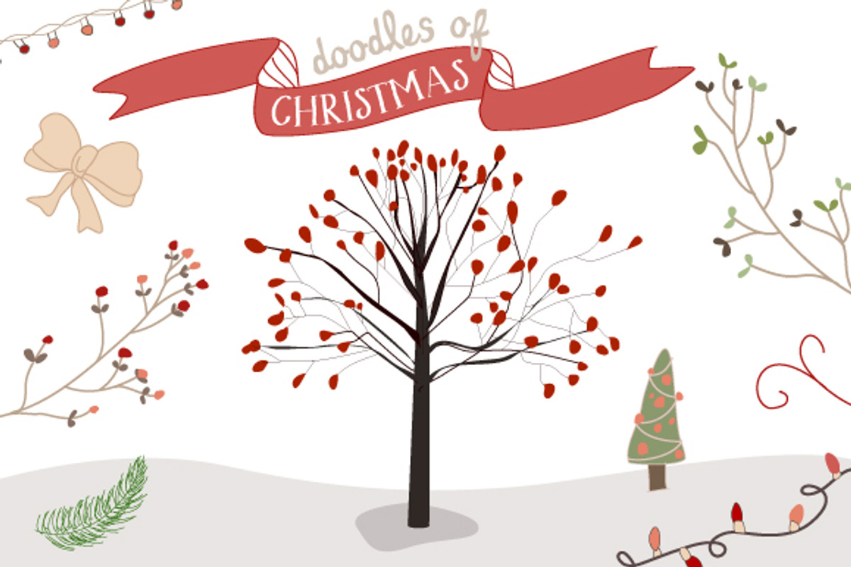 Christmas Doodles, an Illustration by Angie Makes (Photo 1 of 2)