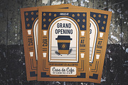 Cafe Grand Opening Flyer, a Flyer Template by Gumico Studio. (Thumbnail 1 of 3)