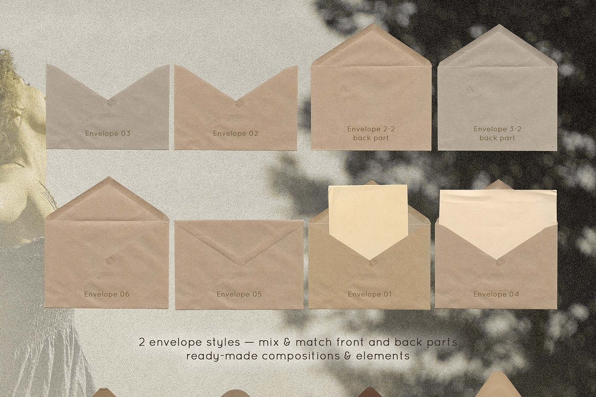 Craftelle – Kraft collage kit, an Object Graphic by DigARTbyHavroshka (Photo 9 of 14)
