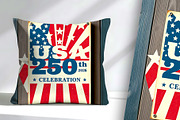 USA 250th Celebration Poster, a Decorative Illustration by Sharon Schwalbe (Thumbnail 5 of 5)