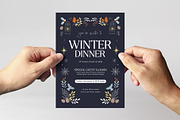 Winter Invitation Flyer Template, a Flyer Template by BrandPacks (Thumbnail 4 of 5)