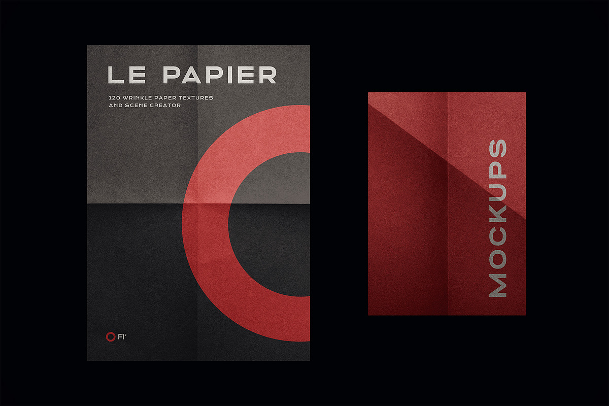 Wrinkle Paper Mockup Branding Bundle, a Texture Graphic by FoundImages (Photo 7 of 10)