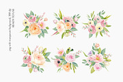 Pink Floral Mood. Watercolor Set, an Illustration by NiKO (Thumbnail 3 of 6)