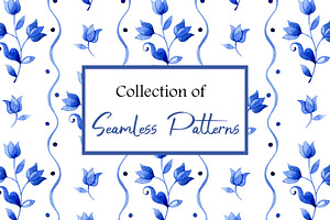 Blue Patterns Collection