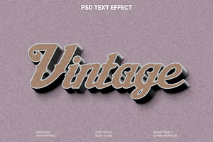 Vintage Text Style