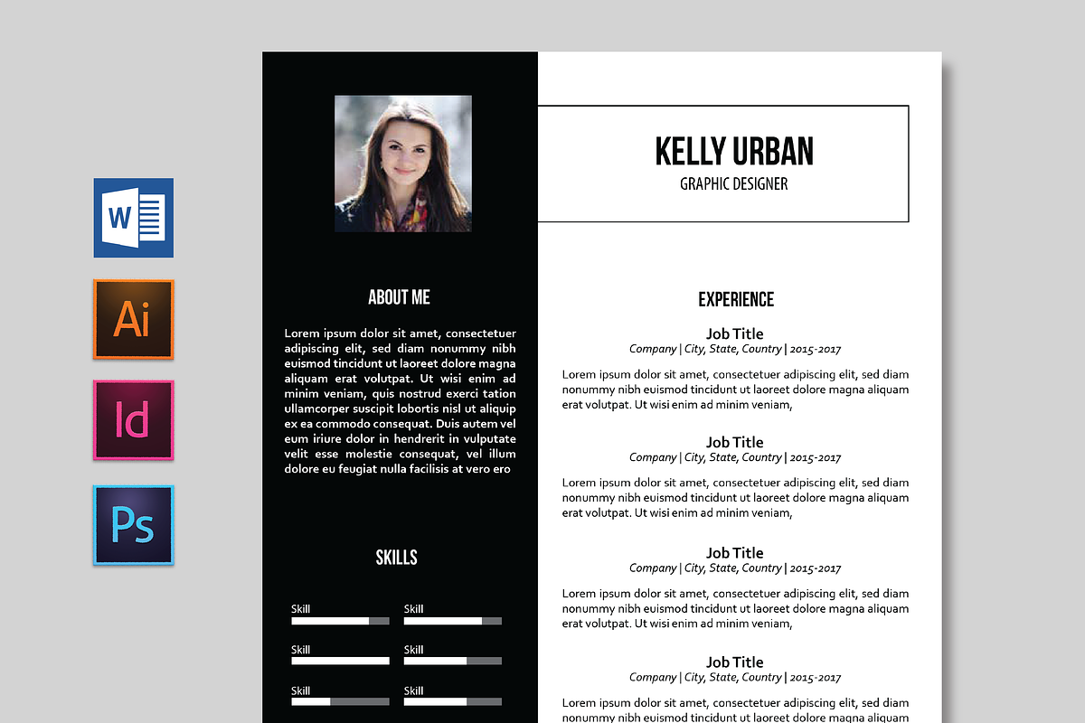 Minimalist Resume / CV - 2 Versions, a Resume Template by Outline Design (Photo 1 of 6)