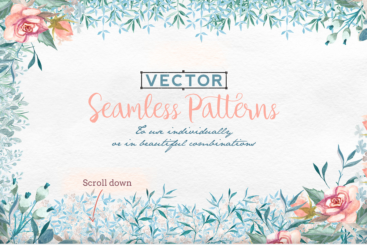 Watercolor Clipart - Reminiscence, a Decorative Illustration by BMACHINA Labs. (Photo 6 of 13)