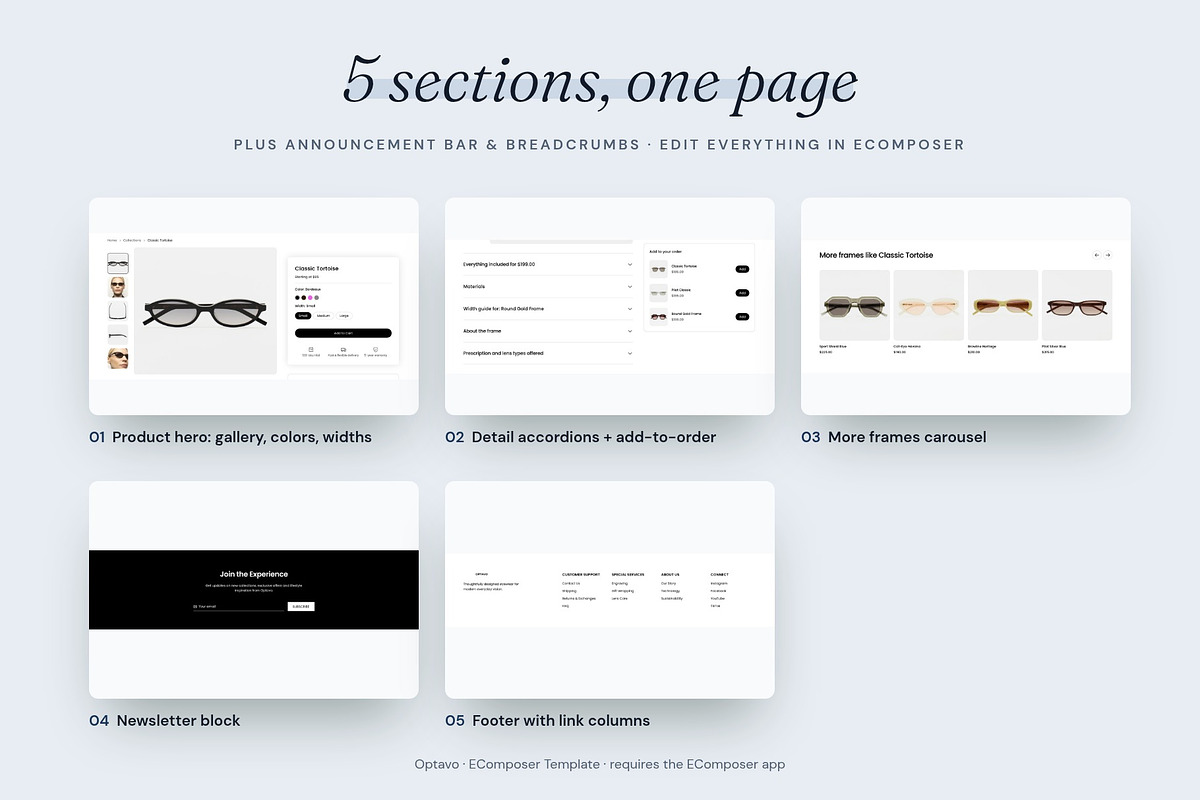Optavo - Shopify EComposer Template, a Shopify Template by Boost Convert (Photo 5 of 11)