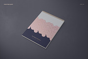 A4 Vertical Spiral Notebook Mockup, a Stationery Template by creatsy5 (Thumbnail 5 of 12)