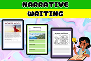 Narrative writing prompts paragraph, a Templates & Theme by Premium Digital Templates (Thumbnail 4 of 5)