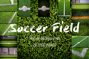 Soccer Field Textures Backgrounds, a Texture Graphic by pongsakornjun (Thumbnail 4 of 4)