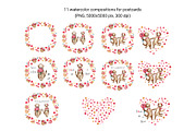 Love Otter, clipart, digital paper, an Animal Illustration by Artmanata (Thumbnail 6 of 17)