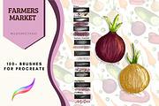 Farmers Market-150 Procreate Brushes, a Brush Add-On by MissPerfectKaos (Thumbnail 7 of 11)