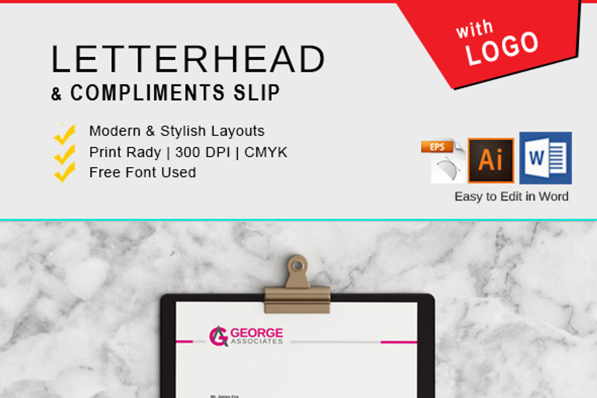 Letterhead, a Stationery Template by asimalikhan555 (Photo 2 of 13)