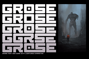 Grose - Futuristic Font