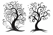 Tree Laser Cut Bundle | Decorative, an Object Graphic by jahid234 (Thumbnail 5 of 9)