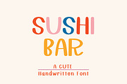SushiBar, a Handwritten Font by MTK Studio (Thumbnail 1 of 6)