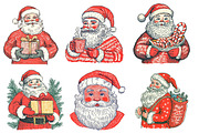Hand-Drawn Santa Christmas Png, an Illustration by Designworld (Thumbnail 2 of 6)