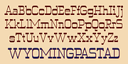 WyomingPastad, a Slab Serif Font by Ingrimayne Type (Thumbnail 4 of 5)