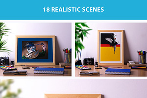 Realistic Frame Scenes