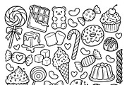 Hand drawn candy collection. Doodle, an Object Illustration by Voodz_shop (Thumbnail 3 of 3)