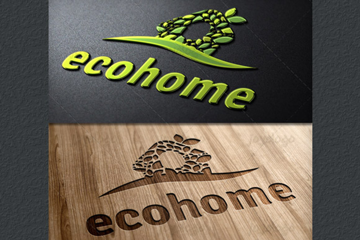 Pixel Leafs Eco Green Home Logo, a Branding & Logo Template by joyologo (Photo 2 of 3)