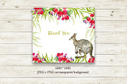 Animals Australia Watercolor, an Animal Illustration by MitrushovaArt (Thumbnail 10 of 10)