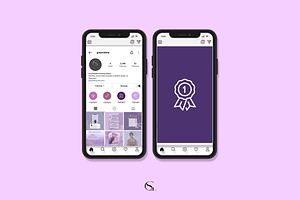 20 Dog Illustration Purple Instagram