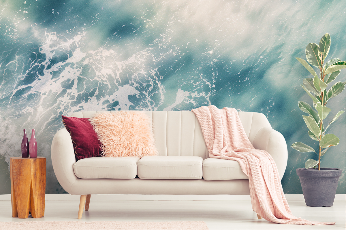 Watercolor Ocean Textures, a Background Graphic by Curve Design (Photo 4 of 12)